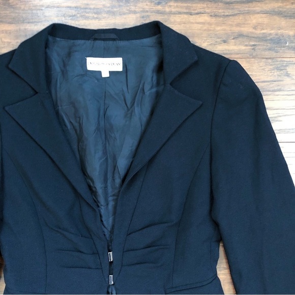 Emporio Armani • vintage blazer black wool crepe double clasp tailored Italy - Picture 3 of 12